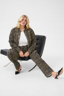 Leonoma Straight Jeans - Grijs Panter