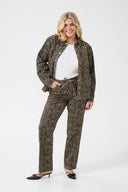 Leonoma Straight Jeans - Grijs Panter