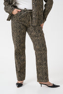 Leonoma Straight Jeans - Grijs Panter