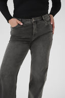 Sina Flared Jeans - Grijs Melange