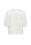 Parina Blouse - Witte veren