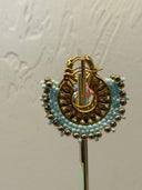 Boucles d'oreilles bohèmes bleues