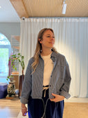 Ricky Striped Jeans Jacket