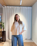 Ayla Oversized Tee - Beige