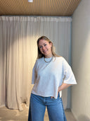 Ayla Oversized Tee - Grey
