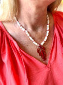 Lobster & Pearl Necklace
