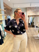 Valerie Blouse - Navy