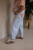 Victor Barrel Pant - Blue