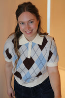 Françoise Polo - Blue & Brown