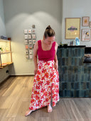 Grace Skirt - Orange Flowers