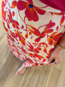 Grace Skirt - Orange Flowers