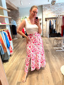 Grace Skirt - Pink Flowers