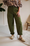 Victor Barrel Pant - Green