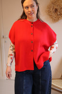 Hilde Debardeur Knit - Red