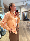 Little Crabs Blouse - Peach