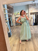 Alexandra Dress - Aqua