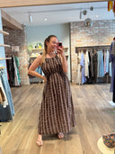 Alexandra Dress - Brown