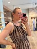 Alexandra Dress - Brown