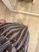 Alexandra Dress - Brown