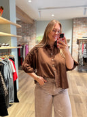 Margot Blouse - Brown