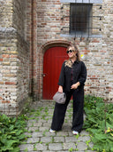 Kamata Shirt - Zwartbruine Wassing