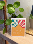 FUN ON THE BEACH – Kaartje