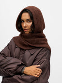 Milu Sjaal Gebreide Balaclava - Seal Brown
