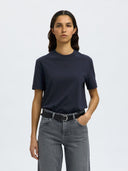 Essential T-shirt NOOS - Donker Saffier