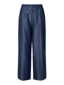 Noella Wide Pant - Donker Saffier