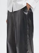 Margot Wide Pant - Zilver