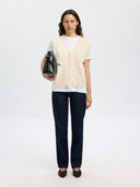 Ea Knit Debardeur - Sneeuwwitje