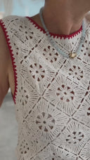 Annabelle Knit Top - Red
